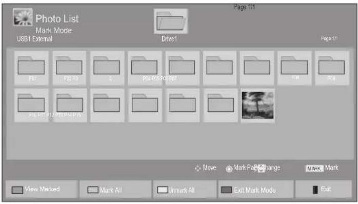 LG 42LD560 - ■ When selected photo files are displayed - 1