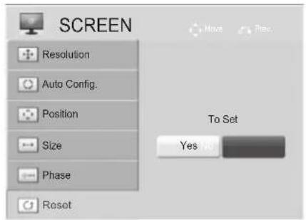 LG 42LD560 - Screen Reset - 3