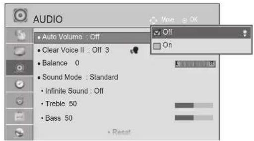 LG 42LD560 - AUTO VOLUME LEVELER - 3