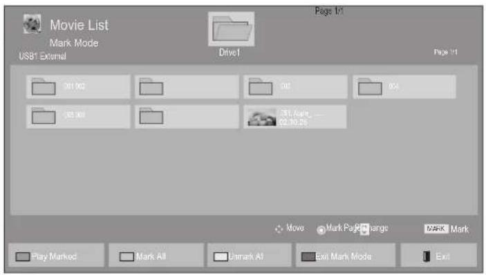 LG 42LD560 - ■ When selected movie files are played - 1