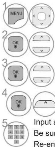 LG 42LD560 - SET PASSWORD & LOCK SYSTEM - 2