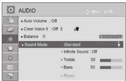 LG 42LD560 - Adjustment for Clear Voice Level With selecting On - 3