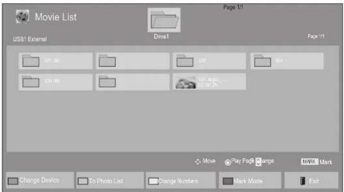 LG 42LD560 - ■ When playing movie files - 1