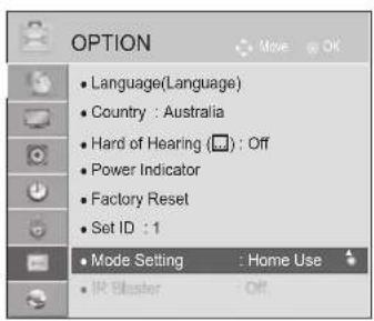 LG 42LD560 - MODE SETTING - 1