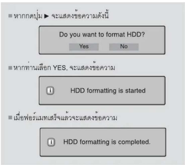 LG 3730RA - การฟอร์แมตหน่วยความจำ(Hard disk) - 2