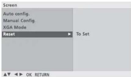 LG 3230RA - การตั้งค่ามาตสฐาน(Reset to original factory settings) - 3