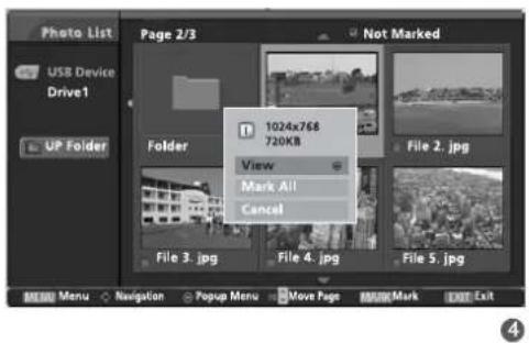 LG 3230RA - การเลือกรูปภาพ และเมนูย่อย - 2