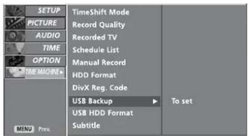 LG 3230RA - USB BACKUP - 1