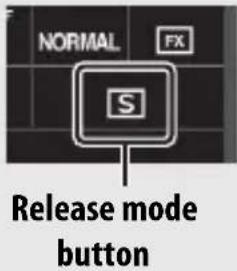 NORMAL FX S Release mode button