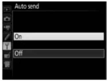 Auto send On Off
