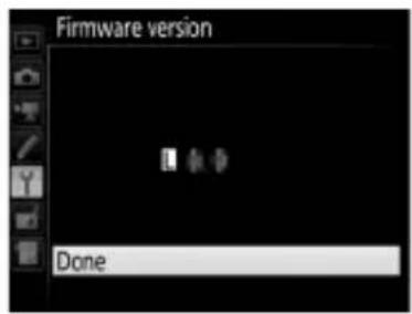 Firmware version Done