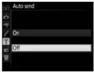 Auto send On Off
