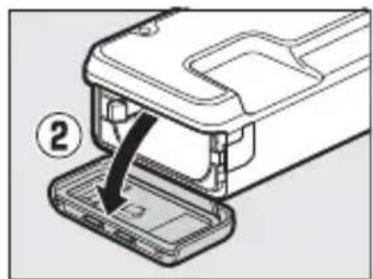 NIKON WT-7A - Open the battery-chamber cover. - 2