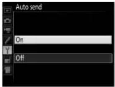 Auto send On Off