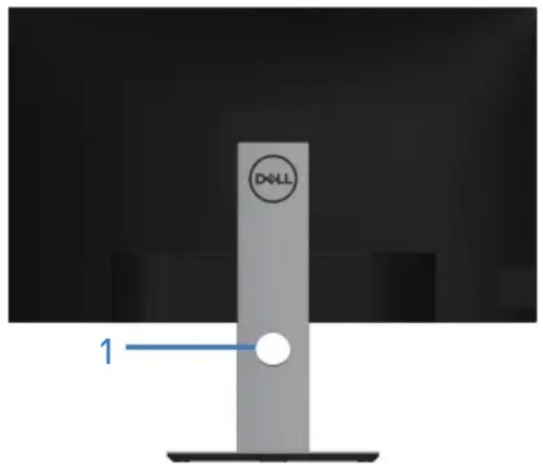 DELL P2720DC - Identifying parts and controls - 2