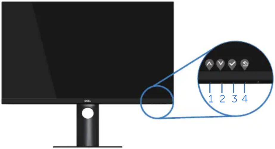 DELL P2720DC - OSD controls - 1