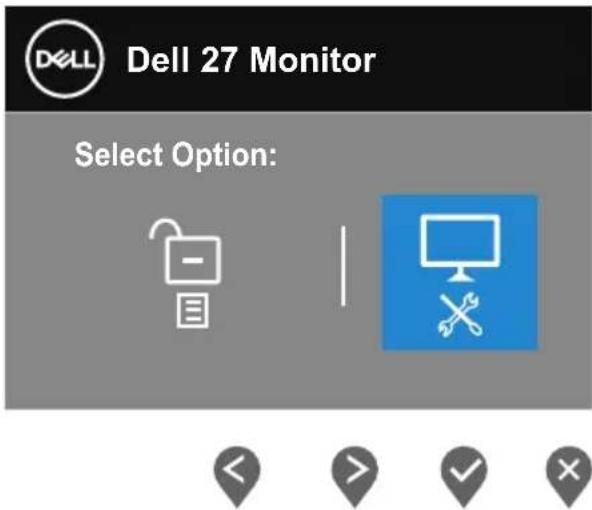 DELL P2720DC - Built-in diagnostics - 5