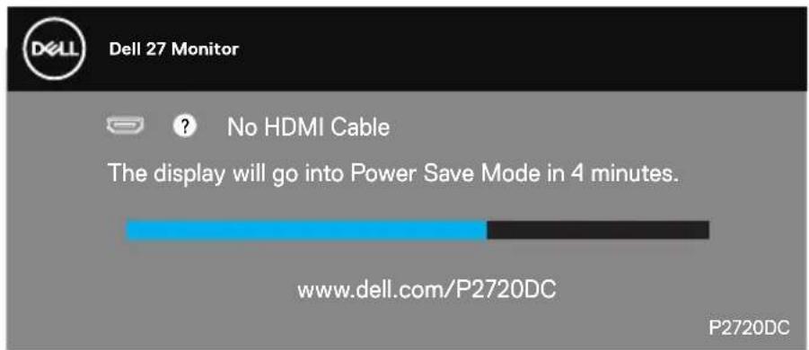 DELL P2720DC - OSD warning messages - 6