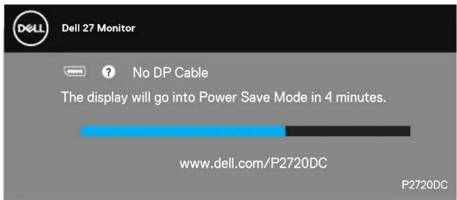 DELL P2720DC - OSD warning messages - 7