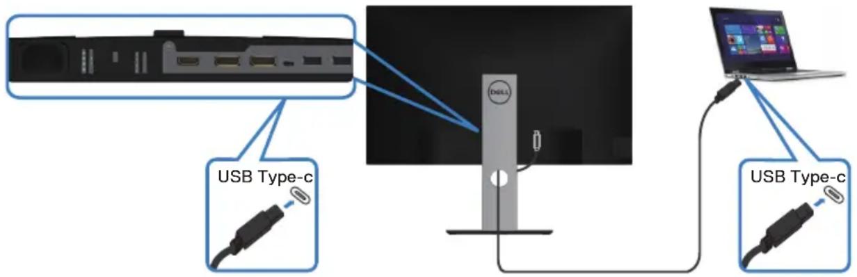 DELL P2720DC - Connecting your monitor - 4