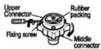 LG WD-12170TD - ■ Normal Tap without thread & one touch type inlet hose (Single inlet models) - 1