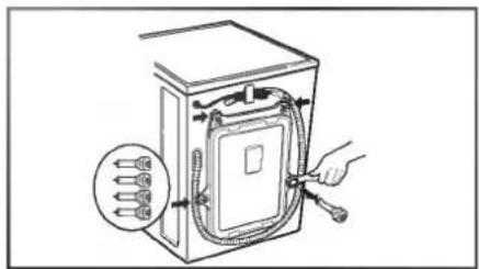LG WD-12170TD - ■ Removing transit bolts - 2