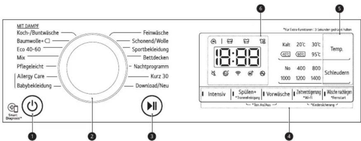 LG F4VT4W9KG - Bedienfeld - 1
