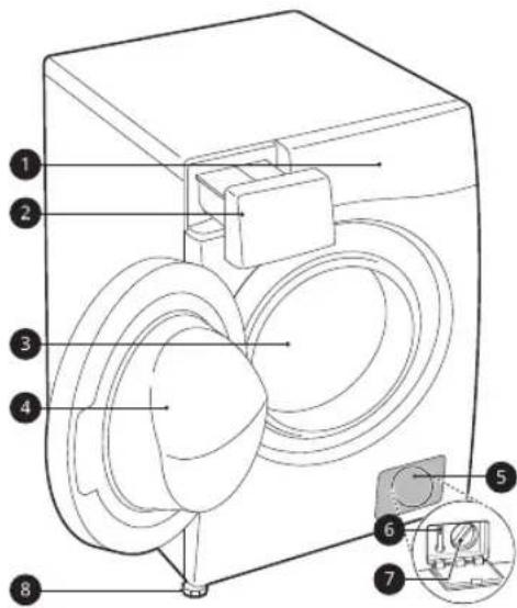 LG F14WM7LN0E - Vorderansicht - 1