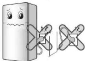 LG GN-V306SLC - Do not allow the power plug to face upward - 1