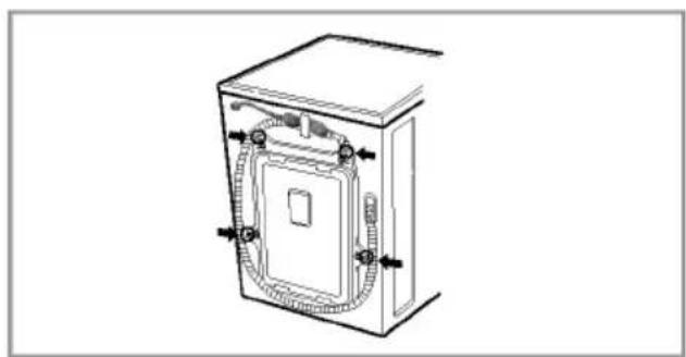 LG WD-16223FD - ■ Abnehmen der Transportsicherungsschrauben - 1