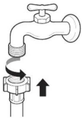 LG F2J7VY1W - Connecting Screw-Type Hose to Tap with Thread - 1