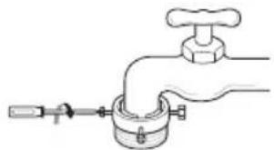 LG F2J7VY1W - Connecting Screw-Type Hose to Tap Without Thread - 3