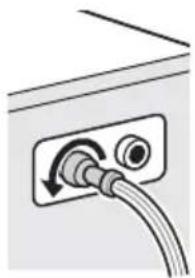 LG F2J7VY1W - Cleaning the Water Inlet Filter - 1