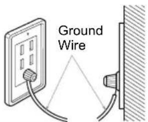 LG T1349TEFT1 - Using Ground Wire - 1
