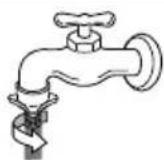 LG T1349TEFT1 - Connect the water supply hose to the tap. - 1