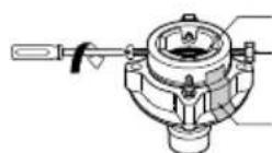 LG T1349TEFT1 - Loosen the fixed nuts to connect the connector to the tap - 1