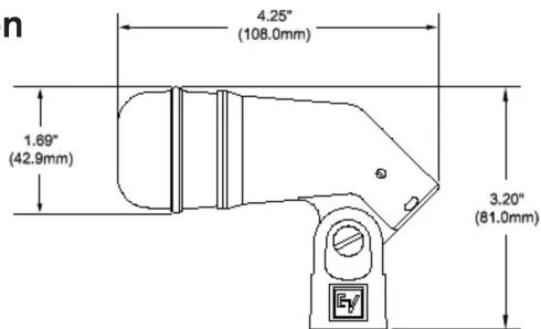n 4.25" (108.0mm) 1.69" (42.9mm) 3.20" (81.0mm)