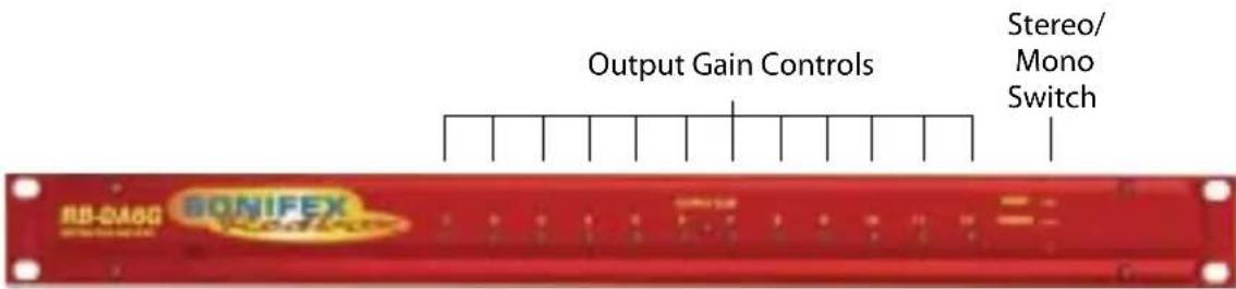 Sonifex Redbox RB-HD2 - Output Gain Control (RB-DA6G) - 1