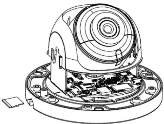 ACTi A74 - Step 3: Insert the Memory Card - 1