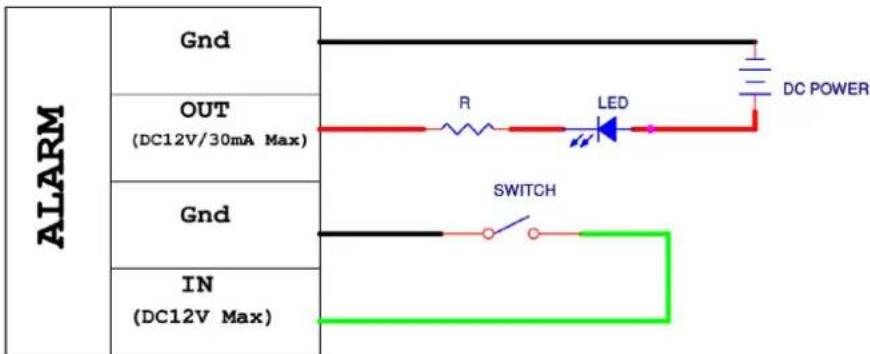 ACTi A74 - How to Connect DI/DO Device (Optional) - 2
