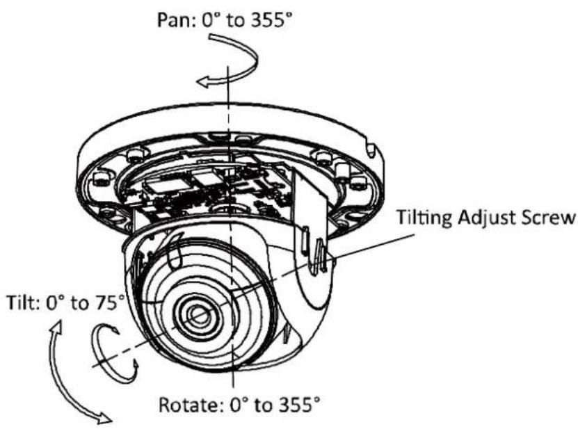 ACTi A74 - How to Adjust the Viewing Angle and Orientation - 1