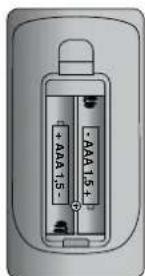 RCF MS 1033 - INSERT / REMOVE / CHANGE THE REMOTE CONTROL BATTERIES - 2