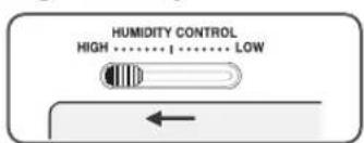 LG GR-P207BLXV - Humidity control in the vegetable compartment - 1