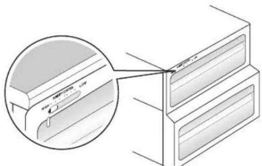 LG GR-P207BLXV - Humidity control in the vegetable compartment - 2