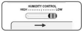 LG GR-P207BLXV - Humidity control in the vegetable compartment - 3