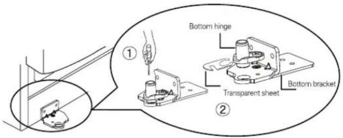LG GC-J237JSXV - When the freezer door does not align with the height of the refrigerator door - 1