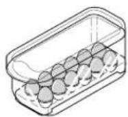LG GC-J237JSXV - Egg box (Applicable to some models only) - 1