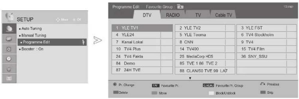 LG 32LD450C - PROGRAMME EDIT - 1