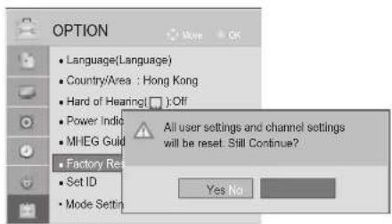 LG 32LD450C - INITIALIZING(RESET TO ORIGINAL FACTORY SETTINGS) - 2