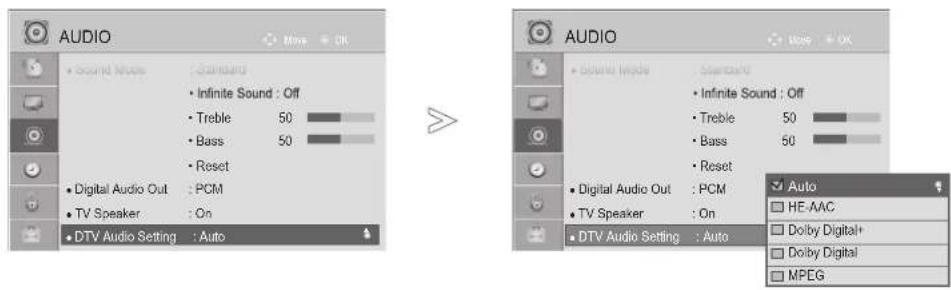 LG 32LD450C - DTV AUDIO SETTING (IN DIGITAL MODE ONLY) - 1